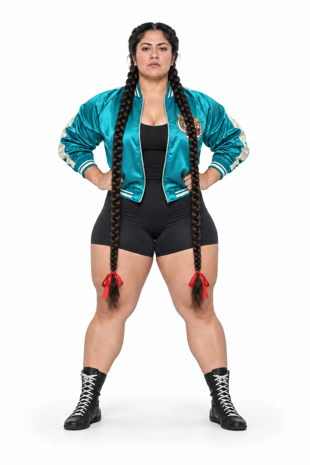 The braids, its whole figure
