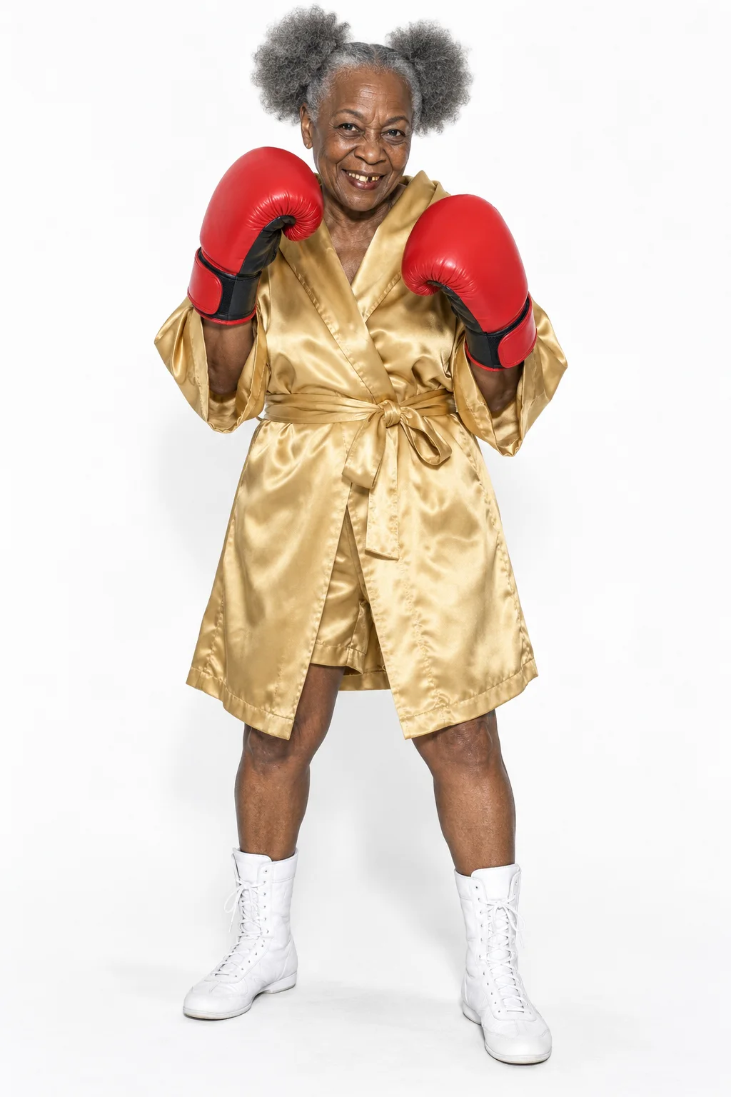 The champ, its whole figure
