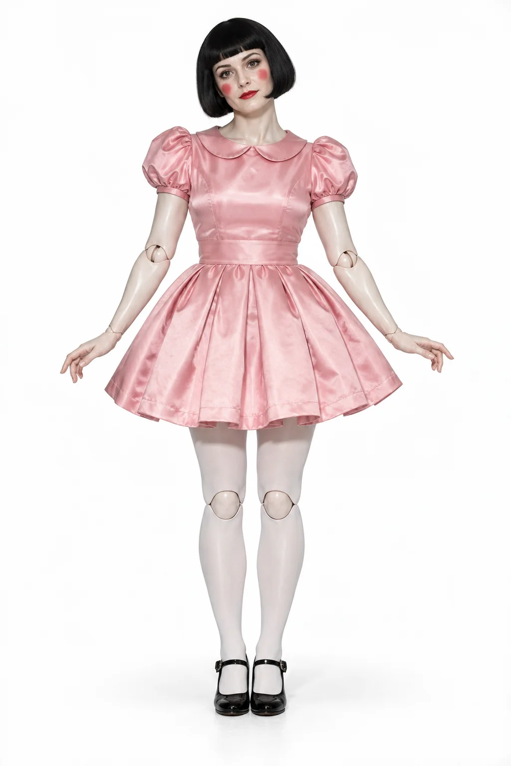 The doll, its whole figure